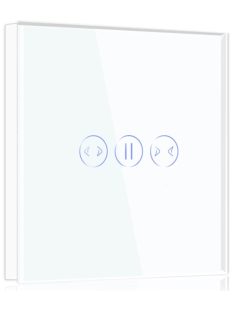 Tuya touch curtain switch, Zigbee, white