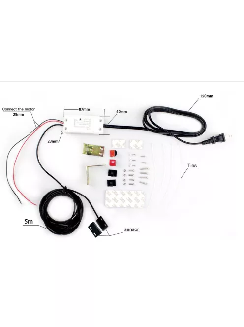 WiFi Smart Garage Door Controller Opener Smart Life/Tuya APP Remote Compatible With Alexa Echo Google Home No Hub Require
