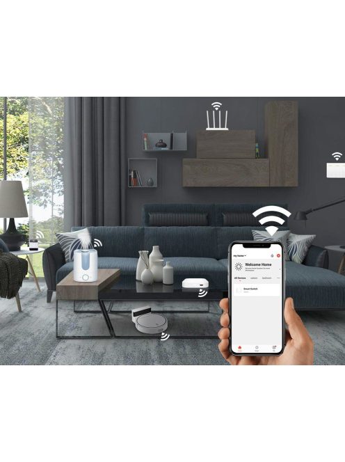 Tuya Hub Zigbee 3.0  Wi-Fi kapcsolat, intelligens eszközvezérlés Tuya vagy Smart Life alkalmazáson keresztül
