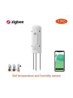   Tuya Smart Zigbee Soil Tester Temperature and Humidity Meter Waterproof Thermohygrometer Garden Automation Irrigation Detector
