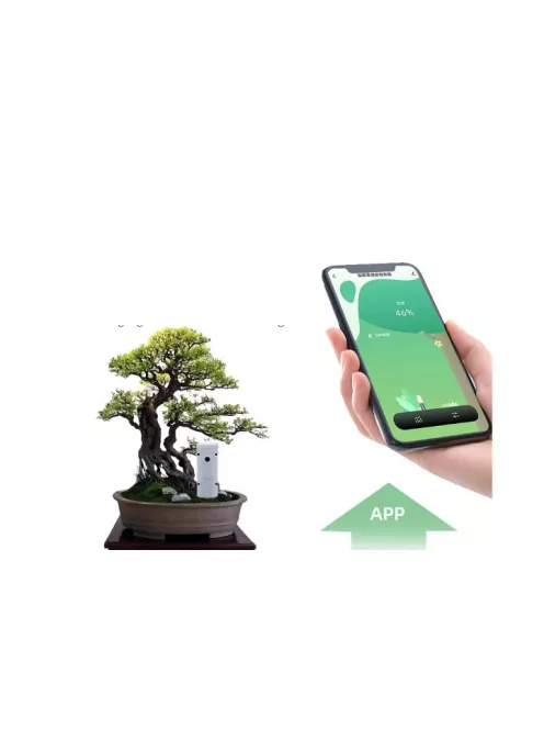 Tuya multifunkciós talajnedvesség - hőmérséklet - páratartalom  mérő, mobiltelefonra adat, Zigbee