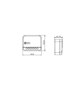 Z-Wave Single Relay 1 relé