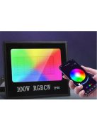Tuya WIFI RGBCW reflektor lámpa, kültéri, 50W