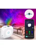 Tuya Smart Star Projector 2 with Galaxy Nebula Cloud/Moving Ocean Wave, Star Sky WiFi Night Light Projector
