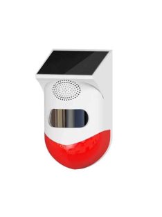  TUYA Smart Wifi Infrared Detector Wifi Alarm System Solar Siren Outdoor PIR Waterproof Wireless Strobe Siren