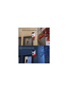   TUYA Smart Wifi Infrared Detector Wifi Alarm System Solar Siren Outdoor PIR Waterproof Wireless Strobe Siren