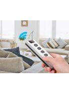 Távirányító, Moes, 9 csatornás, redőnyök vezérlésére, RF433MHz, ZRM-108-MS WRM-108-MS, YK2169-9C