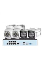 Tuya Smart Life 8CH 4 Camera 5MP POE Onvif Video Surveillance Kit Monitor NVR Camera CCTV Security System Waterproof