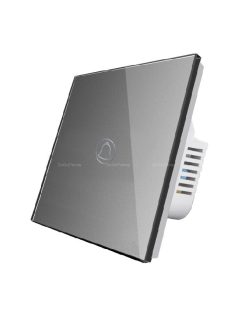 Touch Door Bell Full Glass Panel, Grey