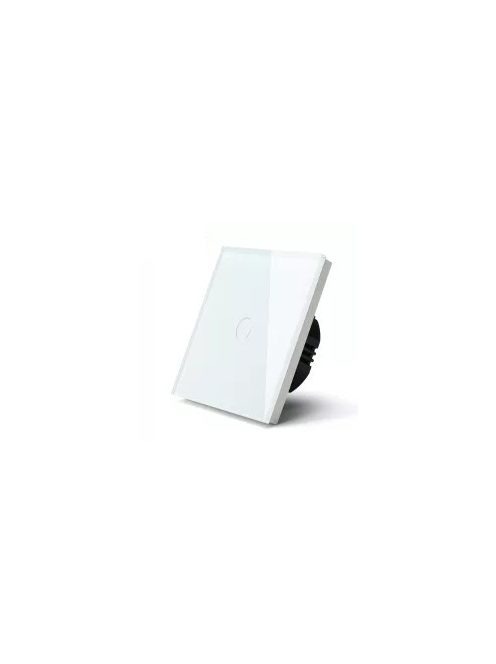Touch Door Bell Full Glass Panel, White