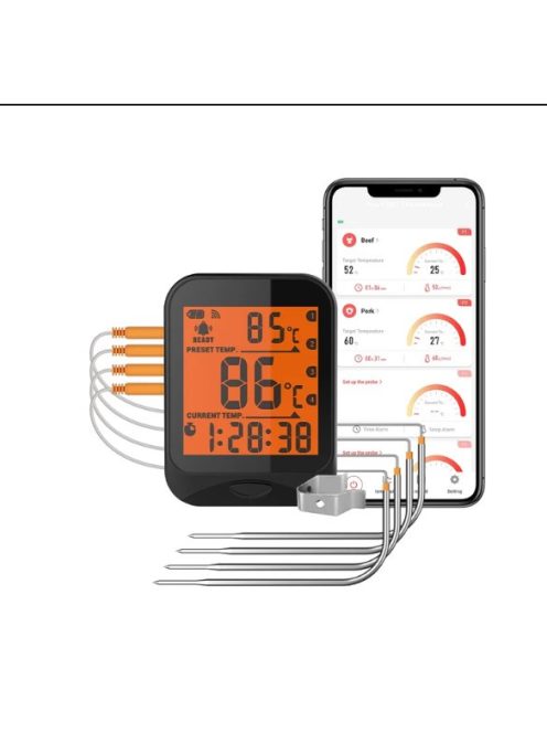 Tuya Wireless meat thermometer, digital, WiFi, Bluetooth