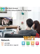 TV Box médialejátszó 6K UltraHD, 4GB+64GB, Android 10.0, Távirányítóval, Wi-Fi, Andorid/iOS kompatibilis, USB3.0