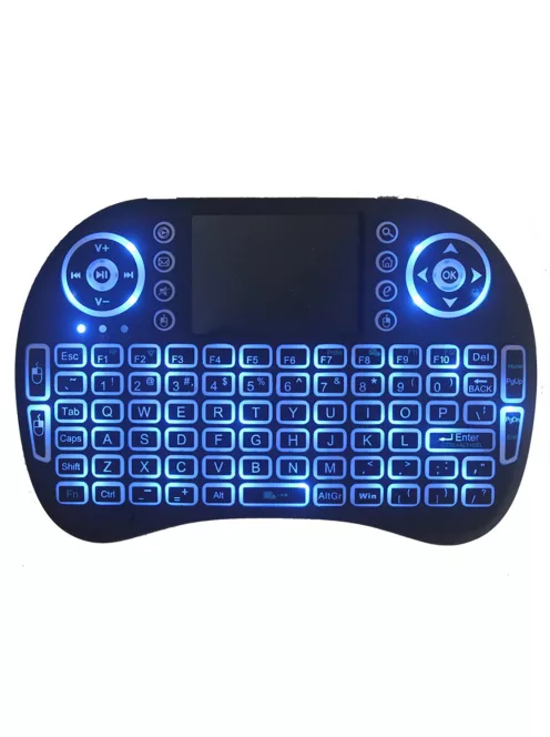 TV Box médialejátszó 6K UltraHD, 4GB + 64GB, Android 10.0, Billentyűzettel és távirányítóval, Wi-Fi, Andorid/iOS kompatibilis, USB3.0