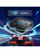 TV Box médialejátszó 6K UltraHD, 4GB + 64GB, Android 10.0, Billentyűzettel és távirányítóval, Wi-Fi, Andorid/iOS kompatibilis, USB3.0