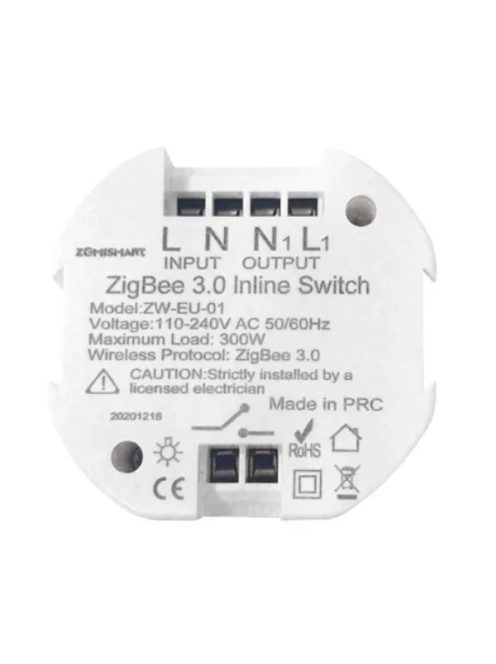 TUYA Light Switch DIY Breaker Module, Zigbee 2 Way, 1 gangs