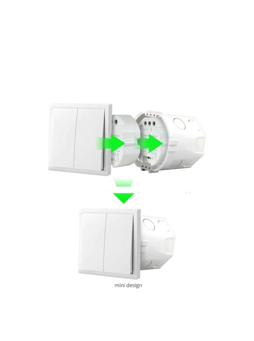 Zigbee 3.0 Smart Light Switch DIY Breaker Module SmartThings Tuya Control Alexa Google Home Alice 2 Way, 2 Gangs