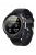 Timewolf multifunctional men's smart watch with black silicone