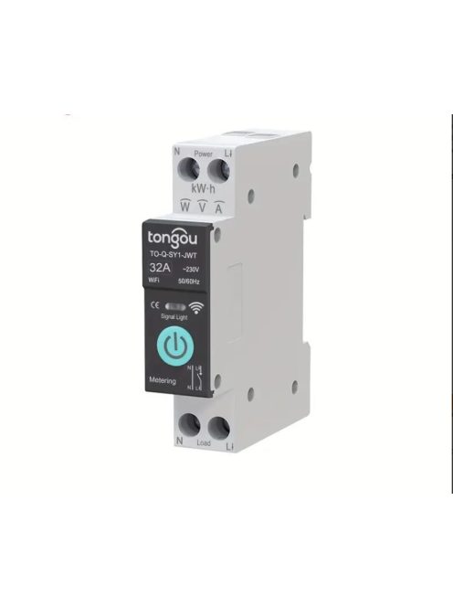 Tuya single-phase electronic fuse, 32 A, power metering, WiFi