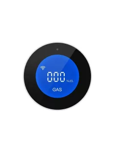   Tuya Smart WiFi Gas Alarm, Carbon Dioxide, Natural Gas and LPG Gas Leak Detector with 90dB Loudness, Scheduled Self-Test, Easy Installation