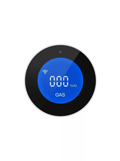 Tuya Smart WiFi Gas Alarm, Carbon Dioxide, Natural Gas and LPG Gas Leak Detector with 90dB Loudness, Scheduled Self-Test, Easy Installation