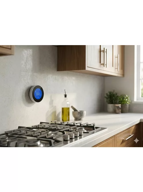 Tuya Smart WiFi Gas Alarm, Carbon Dioxide, Natural Gas and LPG Gas Leak Detector with 90dB Loudness, Scheduled Self-Test, Easy Installation