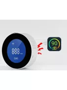 Tuya Smart WiFi Gas Alarm, Carbon Dioxide, Natural Gas and LPG Gas Leak Detector with 90dB Loudness, Scheduled Self-Test, Easy Installation
