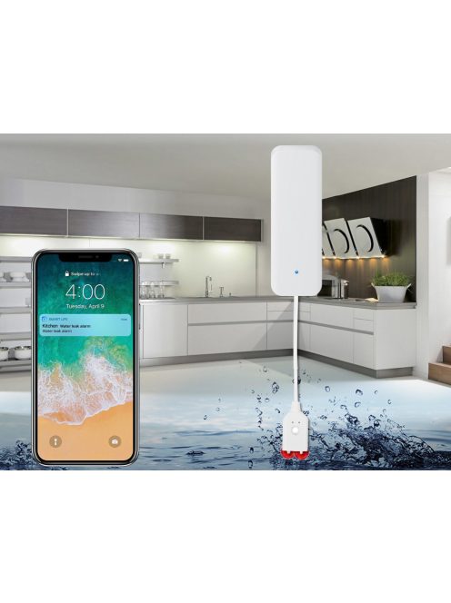 Tuya Smart Zigbee 3.0 Water Leakage Sensor Alarm Household Overflow Flooding Detector Automation Work with Alexa Google Home