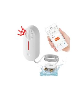   Water Leakage Detectort Tuya Water Level Sensor Home Kitchen Bathroom Security Alarm 90dB High Volume Alarm Sound