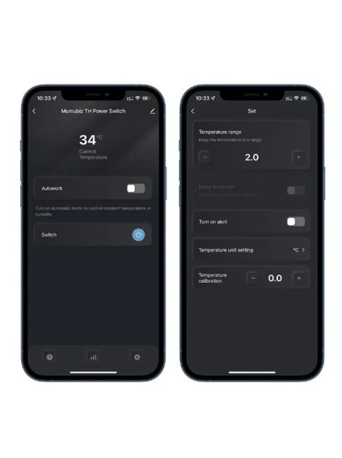 TUYA On-OFF relay with temperature sensor,WIFI 