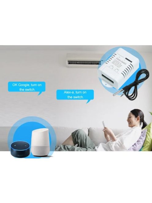 TUYA On-OFF relay with temperature sensor,WIFI 