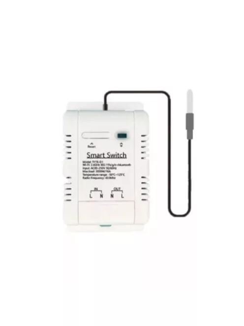 TUYA Zigbee hőmérséklet érzékelő, ON-OFF kapcsoló, távoli vezérlés