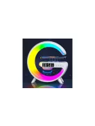 Carregadorsemfiomultifuncional,3em1,Stand Speaker,LED,RGB,Luz noturna,