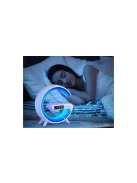 Carregadorsemfiomultifuncional,3em1,Stand Speaker,LED,RGB,Luz noturna,