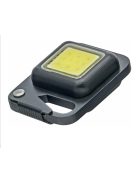 Tölthető mini elemlámpa, kulcstartó, zárható tokkal 