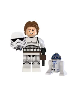 Han Solo with R2D2 - building block toy figure