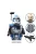 Five 501st Legion Clone Trooper - building block toy figure