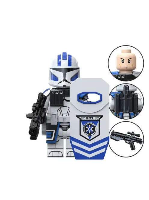 Echo- 501st Legion Clone Trooper - building block toy figure