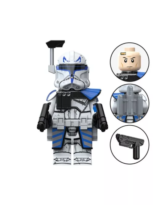 Captain Rex 501st Legion Clone Trooper - building block toy figure