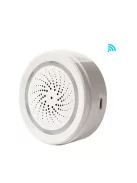 Tuya okos WiFi sziréna, hang és fény riasztás