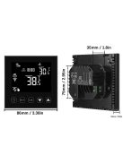 Tuy Smart Thermostat LCD Display Touch Screen for Electric Floor Heating Water/Gas Boiler Temperature Remote Controller