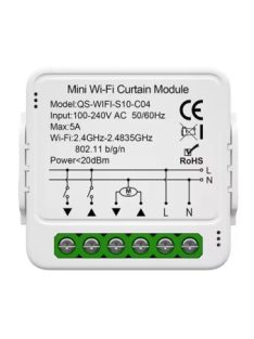 TUYA WiFi árnyékoló relé, redőnyhöz, függönyhöz