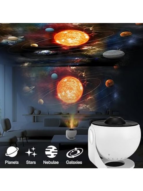 Tuya WIFI Night Light Galaxy Projector Starry Sky Projector 360° Rotate Planetarium Lamp 