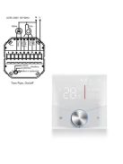 Tuya WIFI Air Conditioning Compressor Thermostat Fan Coil Unit Digital Temp Conditioner 220V Tuya Smart Life Alexa Google Home