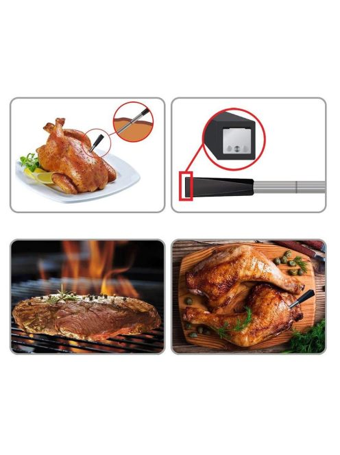  Húshőmérő digitális, vezeték nélküli, Bluetooth, Mobiltelefon kapcsolat, automatokus figyelmeztetések