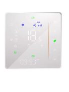 Tuya WIFI Digital Display Smart Temperature Controller Hvac Thermostat, for Air Conditioning Controller, WHITE