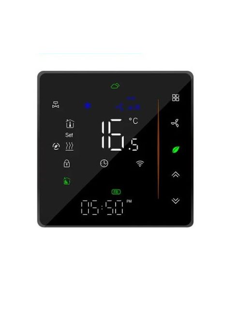 Tuya Zigbee Digital Display Smart Temperature Controller Hvac Thermostat, for Air Conditioning Controller