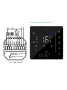 Tuya WIFI Digital Display Smart Temperature Controller Hvac Thermostat, for Air Conditioning Controller
