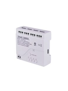   4-channel Smart WiFi relay, Bluetooth control, 85-250V, white, dimensions 81x76x28mm