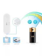 Tuya Zigbee hőmérséklet-és páratartalommérő, USB vagy elem