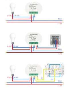 TUYA relay 16A neutral or without neutral Zigbee